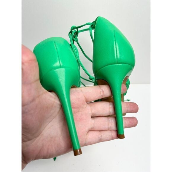 Vince Camuto Sandals Womens Size 9 Green Antilique Strappy Heels - Picture 7 of 9